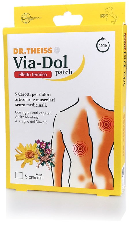 THEISS VIA-DOL PATCH EFFETTO TERMICO 5 PEZZI - Farmacia Mastrangelo 