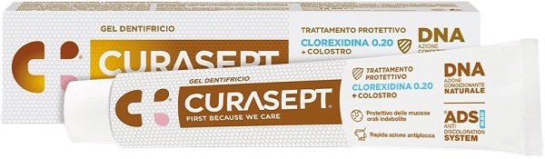 CURASEPT GEL DENTIFRICIO ADS DNA TRATTAMENTO PROTETTIVO 75 ML - Farmacia Mastrangelo 