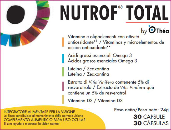 NUTROF TOTAL 30 CAPSULE - Farmacia Mastrangelo 