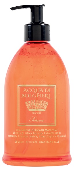 ACQUA DI BOLGHERI SAPONE DELICATO BIO SCIROCCO 500 ML - Farmacia Mastrangelo 