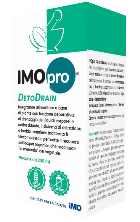 IMOPRO DETODRAIN 200 ML - Farmacia Mastrangelo 