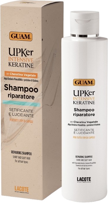 GUAM UPKER INTENSIVE KERATINE SHAMPOO RIPARATORE 200 ML - Farmacia Mastrangelo 
