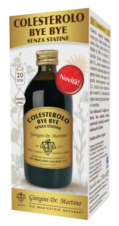 COLESTEROLO BYE BYE SENZA STATINE 200 ML - Farmacia Mastrangelo 