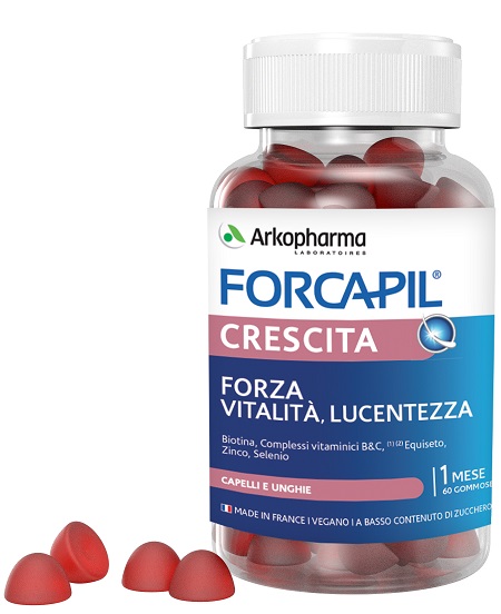 FORCAPIL CRESCITA 60 GOMMOSI - Farmacia Mastrangelo 