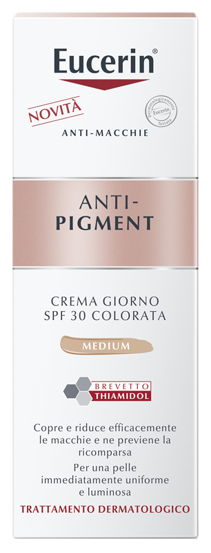 EUCERIN ANTI-PIGMENT GIORNO SPF30 COLORATO MEDIUM 50 ML - Farmacia Mastrangelo 