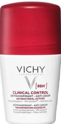 VICHY DEODORANTE CLINICAL CONTROL 96H ROLL 50 ML - Farmacia Mastrangelo 