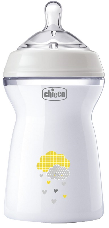CHICCO BIBERON NAT FEEL PP 6M+ 330 ML UNISEX - Farmacia Mastrangelo 