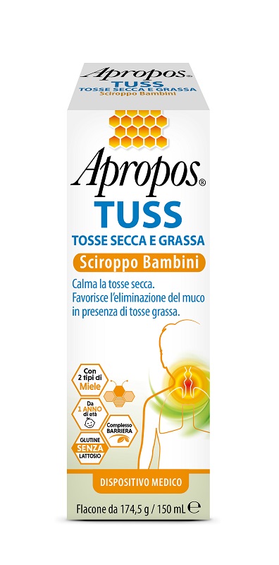APROPOS TUSS SCIROPPO BAMBINI 150 ML - Farmacia Mastrangelo 