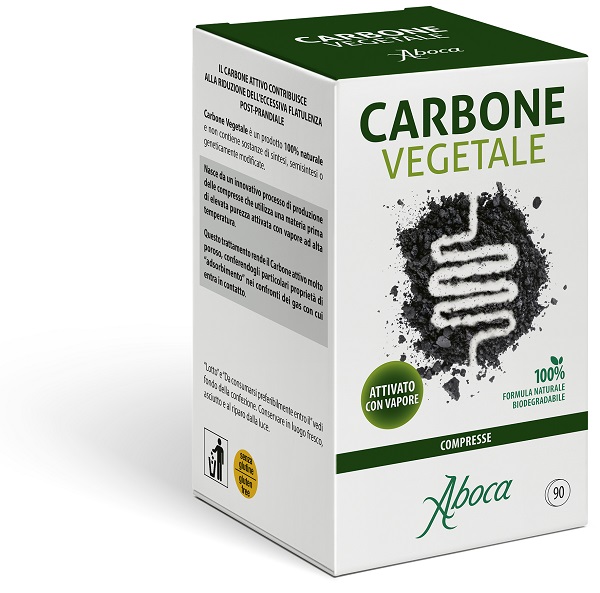 CARBONE VEGETALE 90 COMPRESSE - Farmacia Mastrangelo 