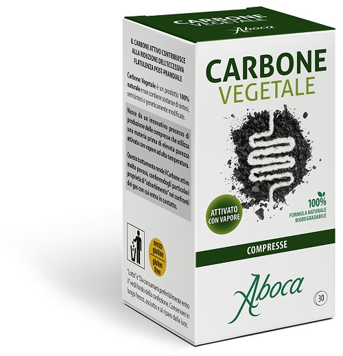 CARBONE VEGETALE 30 COMPRESSE - Farmacia Mastrangelo 