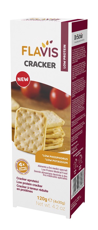 FLAVIS CRACKER APROTEICI 4 PORZIONI DA 30 G - Farmacia Mastrangelo 