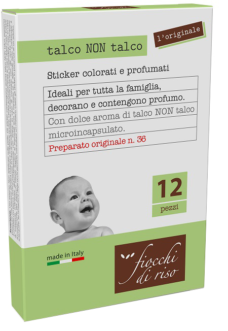 FIOCCHI DI RISO TALCO NON TALCO CEROTTI 12 PEZZI - Farmacia Mastrangelo 