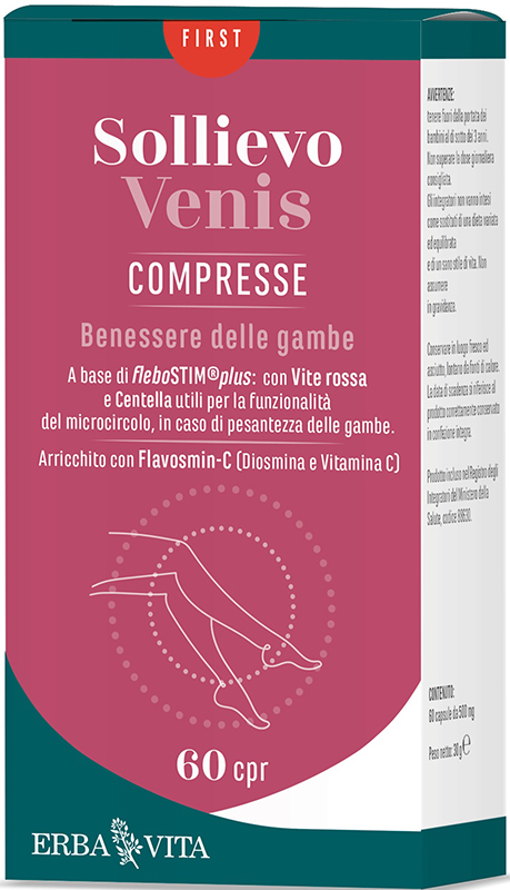 SOLLIEVO VENIS 60 COMPRESSE - Farmacia Mastrangelo 