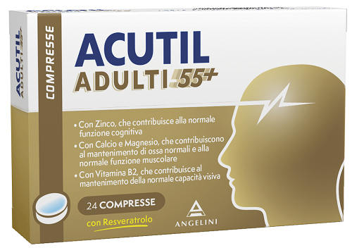 ACUTIL ADULTI 55+ 24 COMPRESSE IT - Farmacia Mastrangelo 