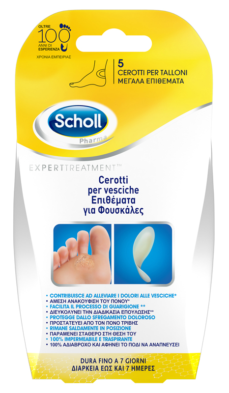 CEROTTO SCHOLL VESCICHE TALLONE 6 PEZZI - Farmacia Mastrangelo 