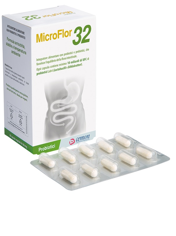 MICROFLOR 32 60 CAPSULE 366 MG NO FRIGO - Farmacia Mastrangelo 