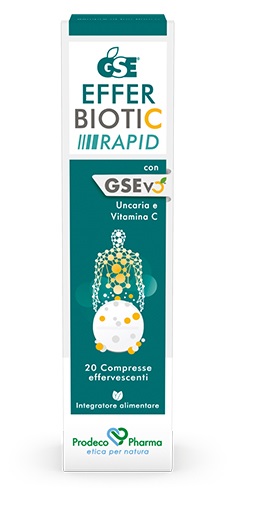 GSE EFFERBIOTIC RAPID 20 COMPRESSE - Farmacia Mastrangelo 