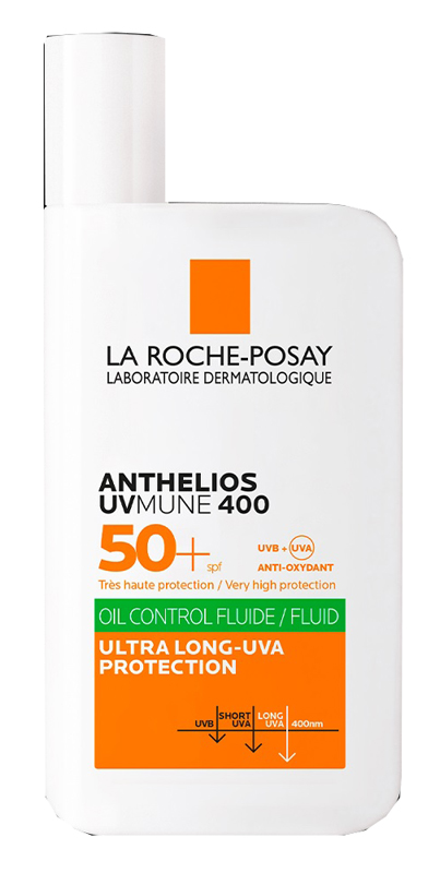 ANTHELIOS FLUIDO OIL CONTROL COLORATO UVMUNE SPF50+ 50 ML - Farmacia Mastrangelo 