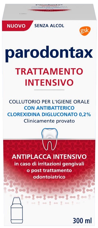 PARODONTAX TRATTAMENTO INTENSIVO CLOREXIDINA 0,2% - Farmacia Mastrangelo 