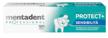 MENTADENT PROFESSIONAL DENTIFRICIO PROTECT + SENSIBILITA' 75 ML - Farmacia Mastrangelo 