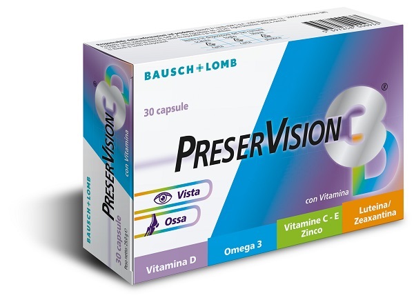 PRESERVISION 3D 30 CAPSULE MOLLI - Farmacia Mastrangelo 