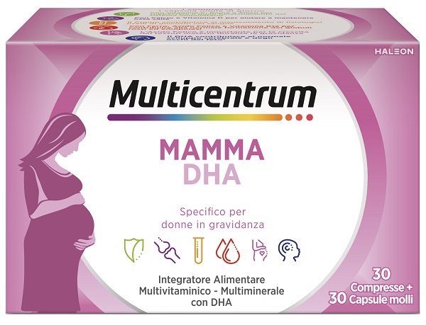 MULTICENTRUM MAMMA DHA 30 COMPRESSE + 30 CAPSULE - Farmacia Mastrangelo 
