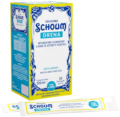 SOLUZIONE SCHOUM DRENA 20 STICK - Farmacia Mastrangelo 