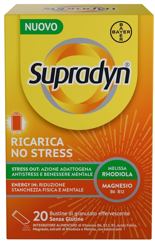 SUPRADYN RICARICA NO STRESS 20 BUSTINE - Farmacia Mastrangelo 