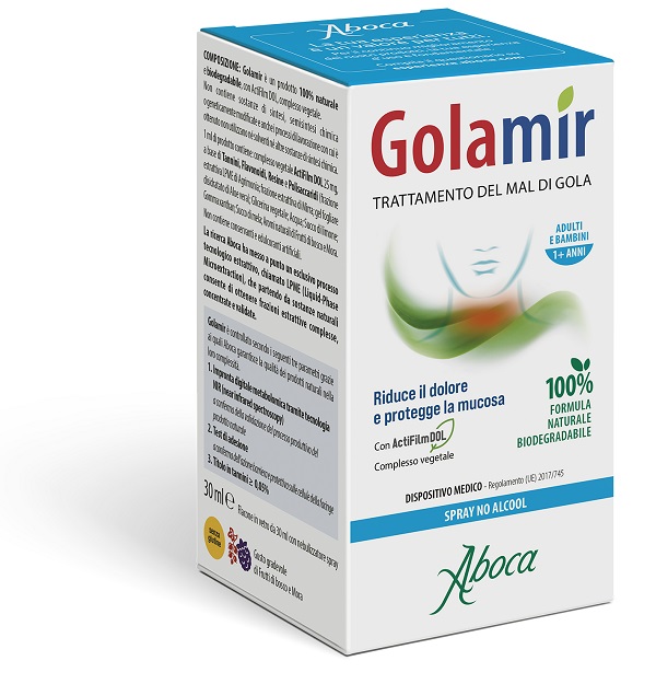 GOLAMIR SPRAY NO ALCOL 30 ML - Farmacia Mastrangelo 