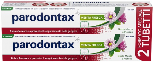 PARODONTAX BIPACK MENTA FRESCA 2 X 75 ML - Farmacia Mastrangelo 