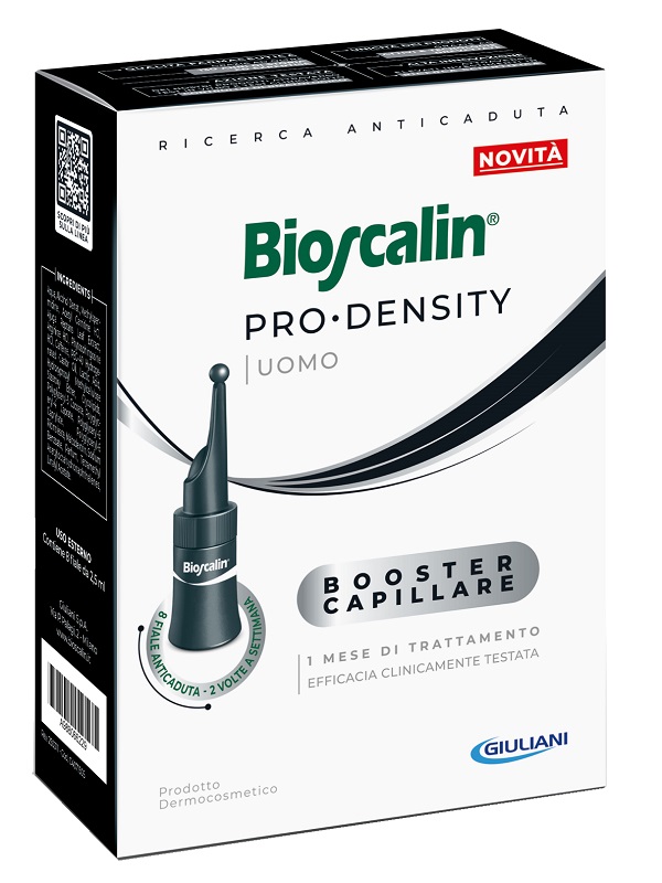 BIOSCALIN PRO DENSITY UOMO BOOSTER CAPILLARE 8 FIALE X 2,5ML - Farmacia Mastrangelo 