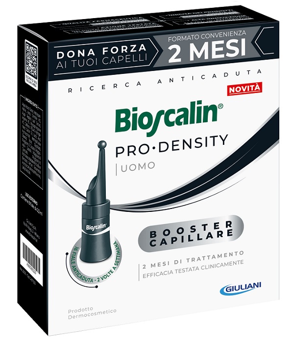 BIOSCALIN PRO DENSITY UOMO BOOSTER CAPILLARE 16 FIALE X 2,5ML - Farmacia Mastrangelo 