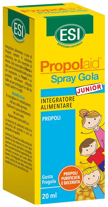 ESI PROPOLAID SPRAY GOLA JUNIOR 20 ML - Farmacia Mastrangelo 