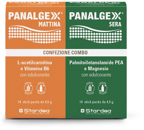 PANALGEXX MATTINA 14 STICKPACK + PANALGEXX SERA 14 STICKPACK CONFEZIONE COMBO - Farmacia Mastrangelo 