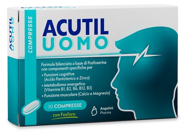 ACUTIL UOMO 30 COMPRESSE - Farmacia Mastrangelo 
