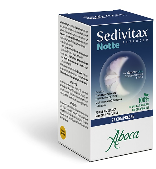 SEDIVITAX NOTTE ADVANCED 27 COMPRESSE - Farmacia Mastrangelo 