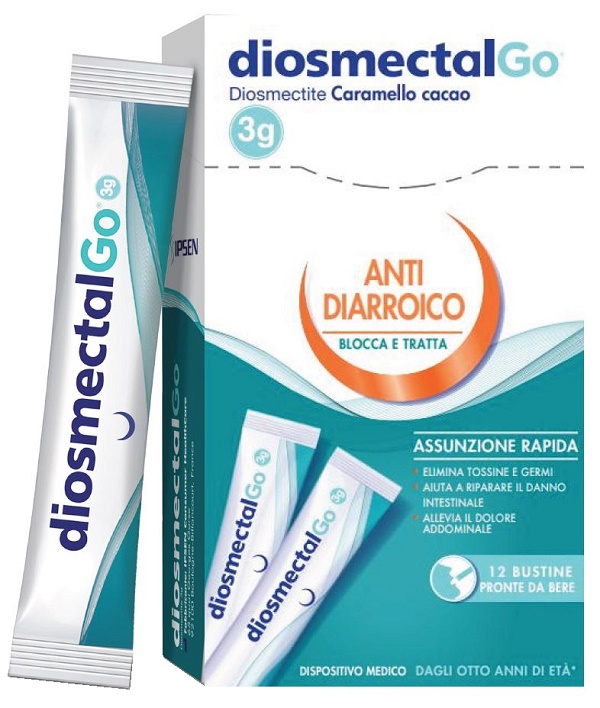 DIOSMECTALGO CARAMELLO CACAO 12 STICK - Farmacia Mastrangelo 
