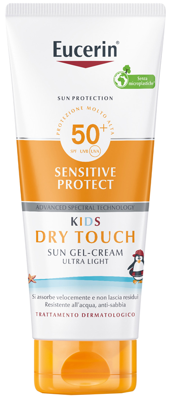 EUCERIN SUN KIDS DRY TOUCH GEL CREAM SPF50+ 200 ML - Farmacia Mastrangelo 