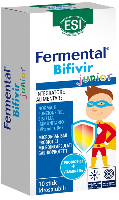 ESI FERMENTAL BIFIVIR JUNIOR 10 STICK IDROSOLUBILI - Farmacia Mastrangelo 